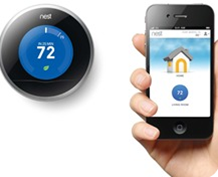 Smart thermostat and phone app