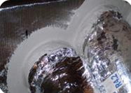 Sealed HVAC ductwork